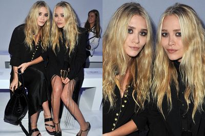 Mary-Kate and Ashley Olsen are hipster...but high-class hipster. We're talking really, really expensive clothes that look like junk. And that scraggly hair. Oh the hair.