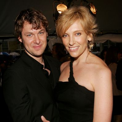 Actress Toni Collette and husband Dave Galafassi attend the gala premiere of "In Her Shoes" at Roy Thomson Hall on September 14, 2005 in Toronto, Ontario, Canada. 