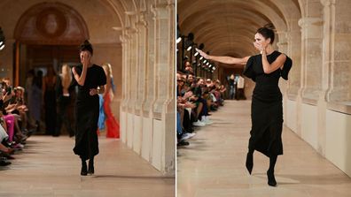 Victoria Beckham was in tears as she finished up her debut show.