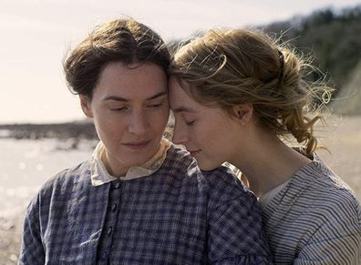 Kate Winslet and Saoirse Ronan in Ammonite.