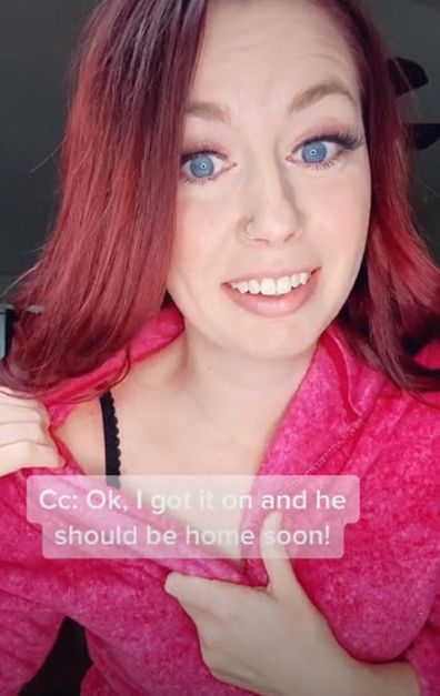 Woman sexy surprise husband TikTok