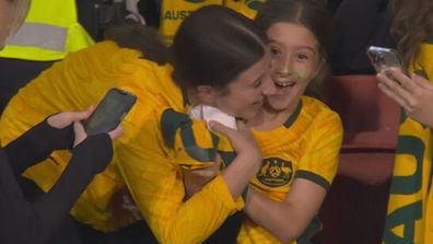 Zara Borcak Sam Kerr Matildas fan jersey