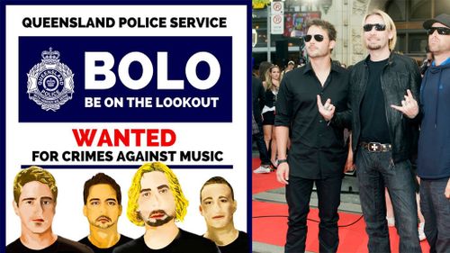 Queensland Police takes a dig at Nickelback ahead of their Brisbane show