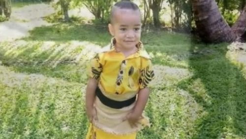 Queensland man Mosese Sitapa was video calling his four-year-old son, Elone, yesterday as the tsunami hit their home in Tonga.