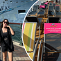 Aussie 'shocked' by bright pink signs around cruise pool