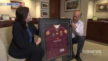 NSW Premier to hang Maroons jersey in his office