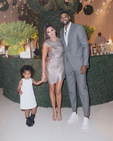 Khloé Kardashian, Tristan Thompson, daughter True, family, photo