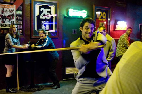 Actor Vince Colosimo, who plays underworld figure Alphonse Gangitano in the Nine Network's TV drama Underbelly. (AAP)