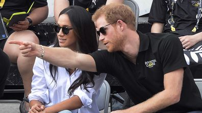 The Duke and Duchess of Sussex making their first public appearance at the Invictus Games in Canada.