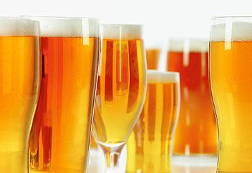Which of these glasses would hold the least amount of beer?
