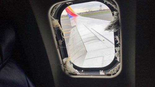 US officials said Jennifer Riordan of Albuquerque, New Mexico, died after she was partially sucked out of the window after the plane was hit by engine debris.

