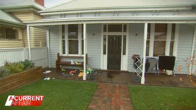 Geelong woman, Jan, said there was blood all over the verandah.