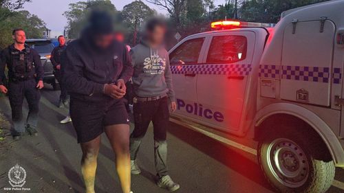 The men were charged with alleged drug supply offences. 