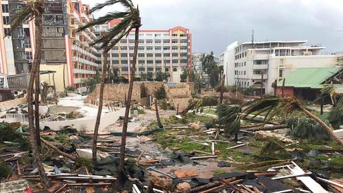 Significant damage was reported on the island known as St. Martin. (AP)