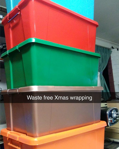 Kmart Australia shoppers go wild over a 'game changing' Christmas wrapping  paper storage box