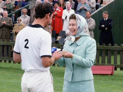 Prince Charles and Queen Elizabeth, 1980