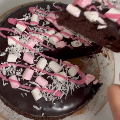 woolworths rocky road mudcake