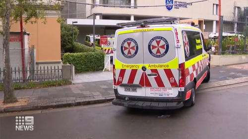 The driver was rushed to St Vincent's hospital after the alleged assault.
