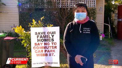 Residents in a suburb south of Sydney say they're being forced out of their homes by a new commuter car park.