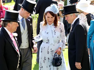 Prince William, Carole Middleton and Michael Middleton