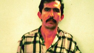 In this photo released by Colombian police, Luis Alfredo Garavito is seen in a mug shot in Bogota, Colombia.