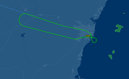 Um avião da British Airways fez um pouso de emergência no aeroporto de Sydney.