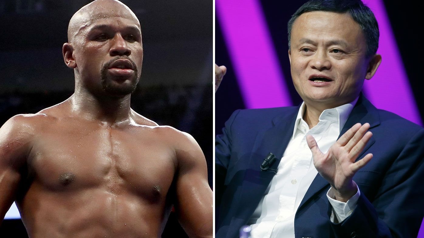 China's richest man Jack Ma challenges Floyd Mayweather to a fight