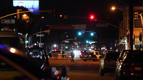 Dozens of police officers have responded to reports of a shooting that occurred after a large Lunar New Year celebration had ended in a community east of Los Angeles late on Saturday (Sunday AEDT).
