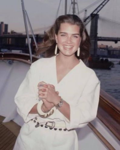 A young Brooke Shields