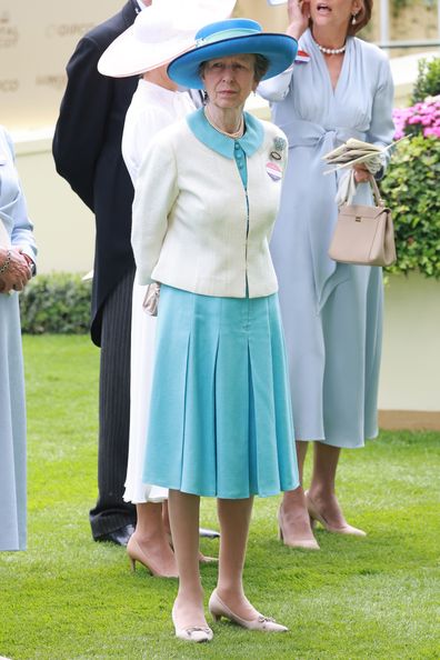 Princess Anne, Princess Royal attends day two of Royal Ascot 2023 at Ascot Racecourse on June 21, 2023 in Ascot, England 