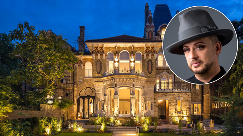 Boy George has put his $28.8 million Gothic mansion in London's Hampstead up for sale.
