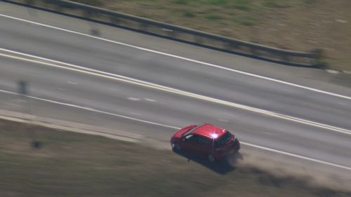 Police pursuit in Sydney's west: The driver avoided road spikes, allegedly ran through red lights and swerved in and out of vehicles﻿.