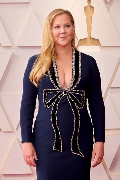 Amy Schumer attends the 94th Annual Academy Awards at Hollywood and Highland on March 27, 2022 in Hollywood, California. 