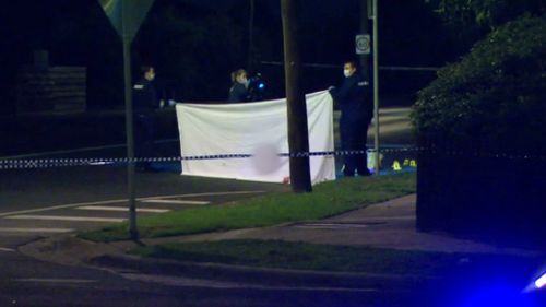 A 36-year-old man was shut dead Anakie Road in Bell Post Hill on Tuesday night by a man in a car who drove away. (9NEWS)