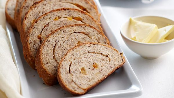 Apricot and honey bread