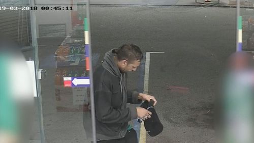 Anyone who recognises the man should contact Crime Stoppers. (9NEWS)