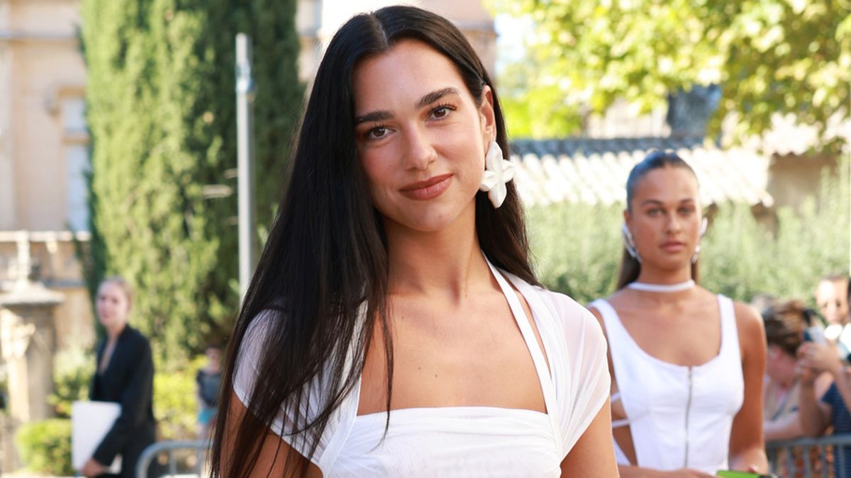 Dua Lipa shares why she wore a sheer white dress to the wedding of Simon  Porte Jacquemus and Marco Maestri in 2022 - 9Celebrity
