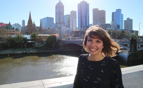 Gitta fell in love with Melbourne and decided to settle in the city with her partner. 