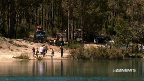 The family had been camping at Dilly's Dam when they went for what was meant to be a short walk.