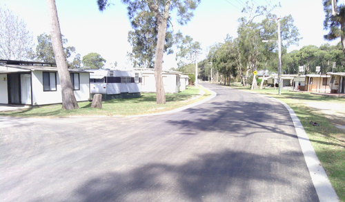 A 17-month-old girl was killed when she was hit by a car driven by her father at a Lake Conjola caravan park.