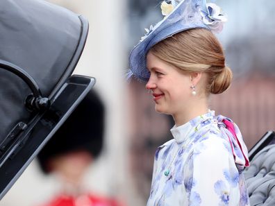  Lady Louise Windsor during Trooping the Colour at Buckingham Palace on June 15, 2024 in London, England. Trooping the Colour is a ceremonial parade celebrating the official birthday of the British Monarch. 