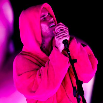 INDIO, CALIFORNIA - APRIL 11: (FOR EDITORIAL USE ONLY) (NOT TO BE LICENSED FOR ANY STANDALONE OR SPECIAL INTEREST BOOK PUBLISHING USE CONCERNING THE COACHELLA MUSIC FESTIVAL AND/OR STAGECOACH MUSIC FESTIVAL) <<enter caption here>> performs at the Coachella Stage during the 2026 Coachella Valley Music and Arts Festival at Empire Polo Club on April 11, 2026 in Indio, California. (Photo by Kevin Mazur/Getty Images for Coachella)