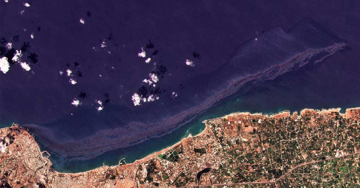 Syrian oil spill spreads across the Mediterranean and could reach Cyprus within hours