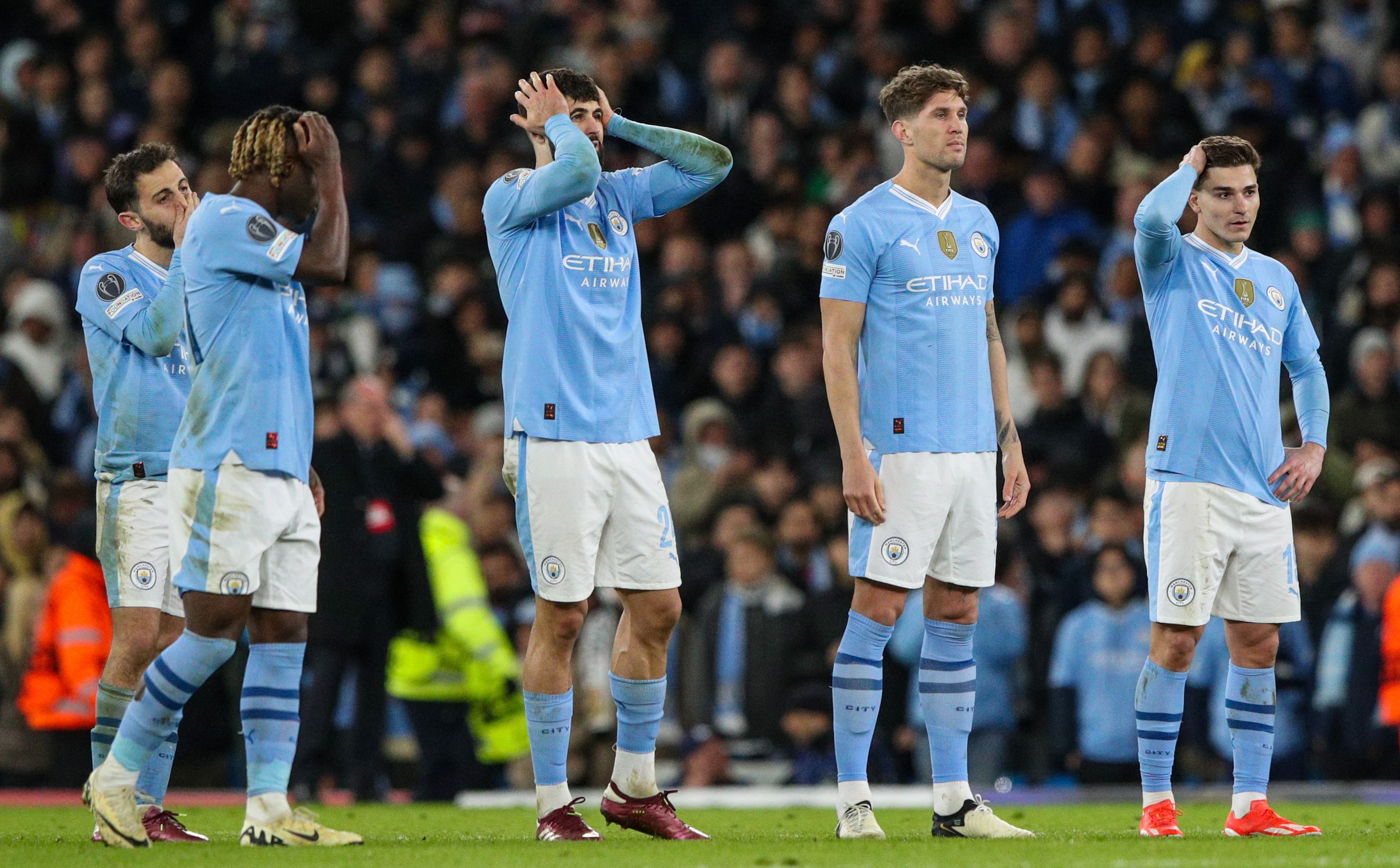 Champions League holders Manchester City crash out of quarter-finals in penalty shootout drama