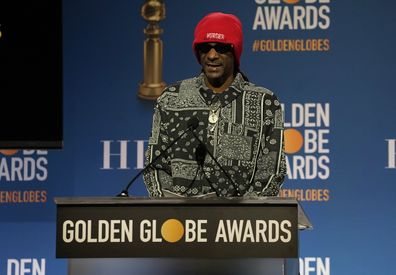 Snoop Dogg announces nominations for the 79th annual Golden Globe Awards at the Beverly Hilton Hotel on Monday, Dec. 13, 2021, in Beverly Hills, Calif.