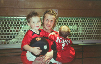 Brooklyn Beckham, David Beckham, Romeo Beckham