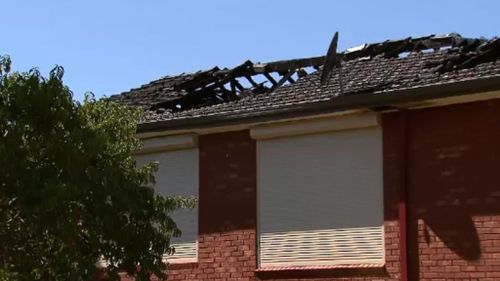 The Latern Close home was extensively damaged. (9NEWS)