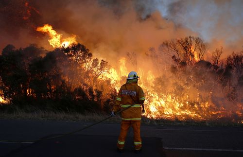 Backburning efforts last month in the Hunter Valley, NSW. 
