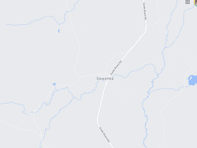 Google Maps New York town of Swastika
