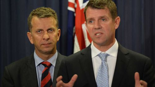 Andrew Constance and Mike Baird. (AAP)